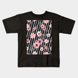 Pink flowers Kids T-Shirt